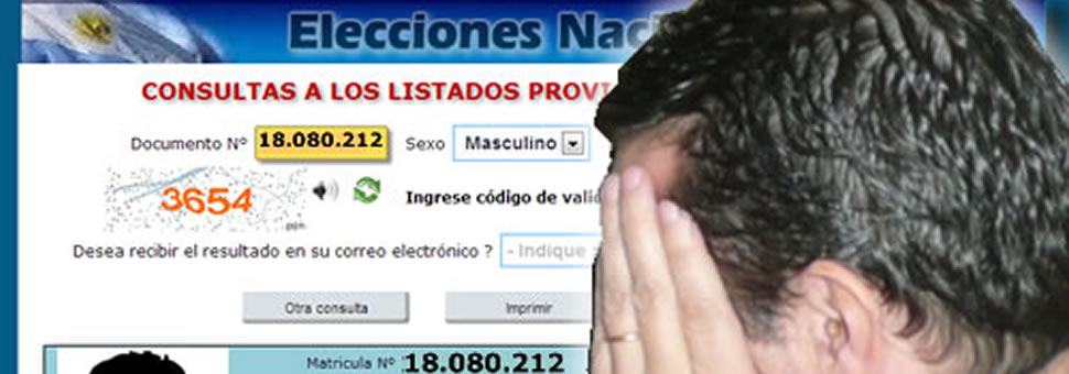 Errores en el Padrón Electoral Provisorio - Cómo realizar el reclamo
