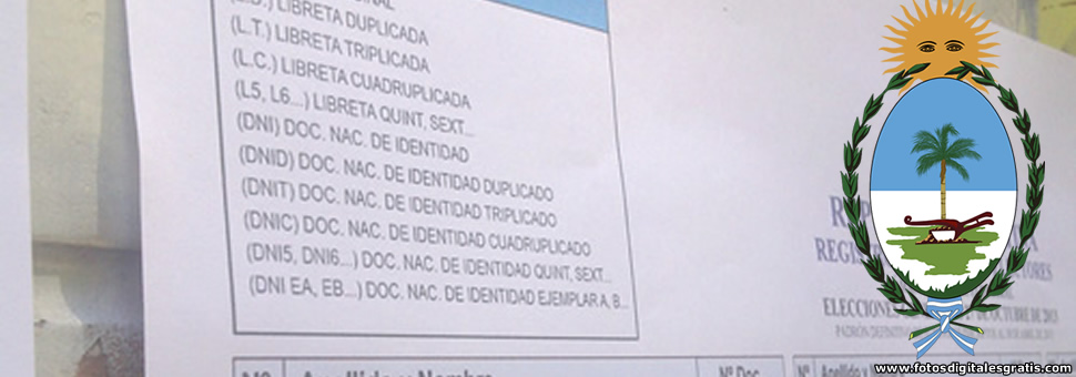 Padrón de Chaco : salió publicado un hombre que falleció hace 37 años